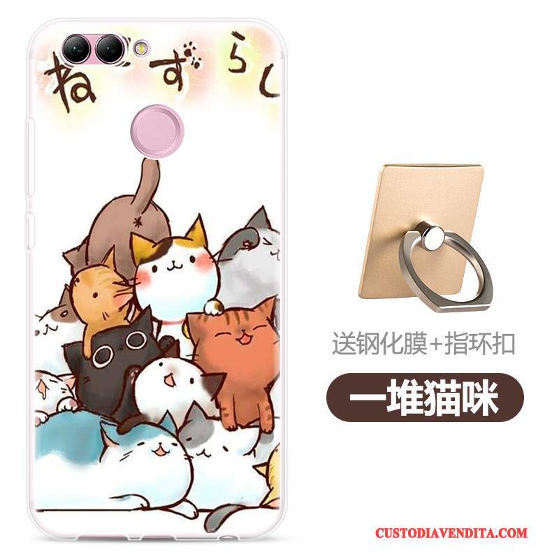 Custodia Huawei P Smart Colore Morbido Leggere, Cover Huawei P Smart Silicone Di Personalità Trasparente