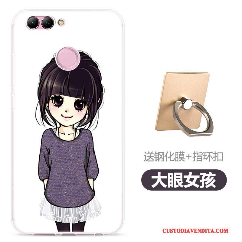 Custodia Huawei P Smart Colore Morbido Leggere, Cover Huawei P Smart Silicone Di Personalità Trasparente