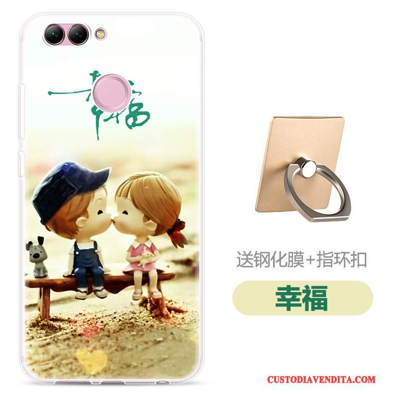 Custodia Huawei P Smart Colore Morbido Leggere, Cover Huawei P Smart Silicone Di Personalità Trasparente