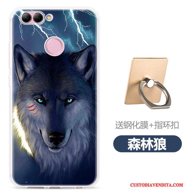 Custodia Huawei P Smart Colore Morbido Leggere, Cover Huawei P Smart Silicone Di Personalità Trasparente