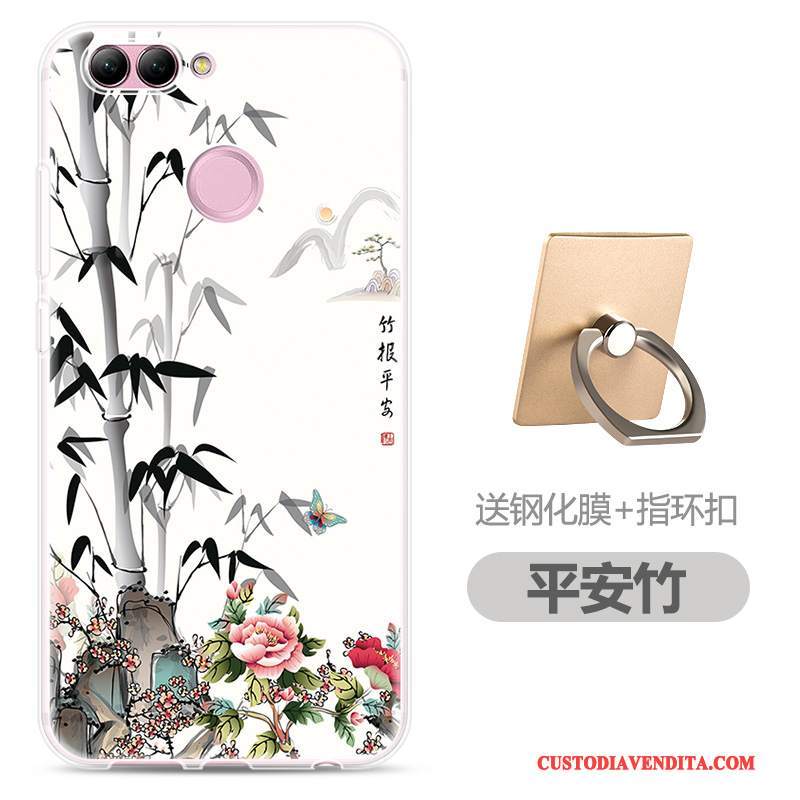Custodia Huawei P Smart Colore Morbido Leggere, Cover Huawei P Smart Silicone Di Personalità Trasparente