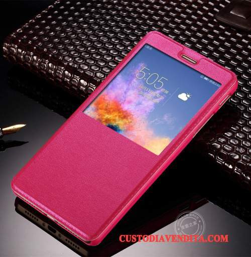 Custodia Huawei P Smart Pelle Nero Anti-caduta, Cover Huawei P Smart Protezione