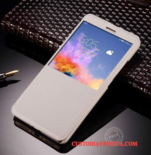 Custodia Huawei P Smart Pelle Nero Anti-caduta, Cover Huawei P Smart Protezione