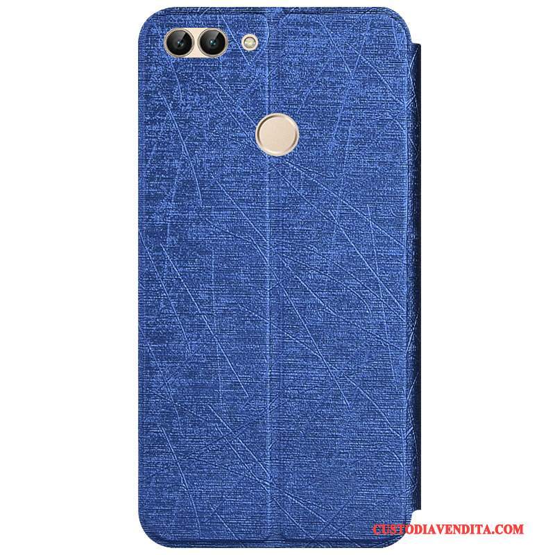 Custodia Huawei P Smart Pelle Rosso, Cover Huawei P Smart Folio