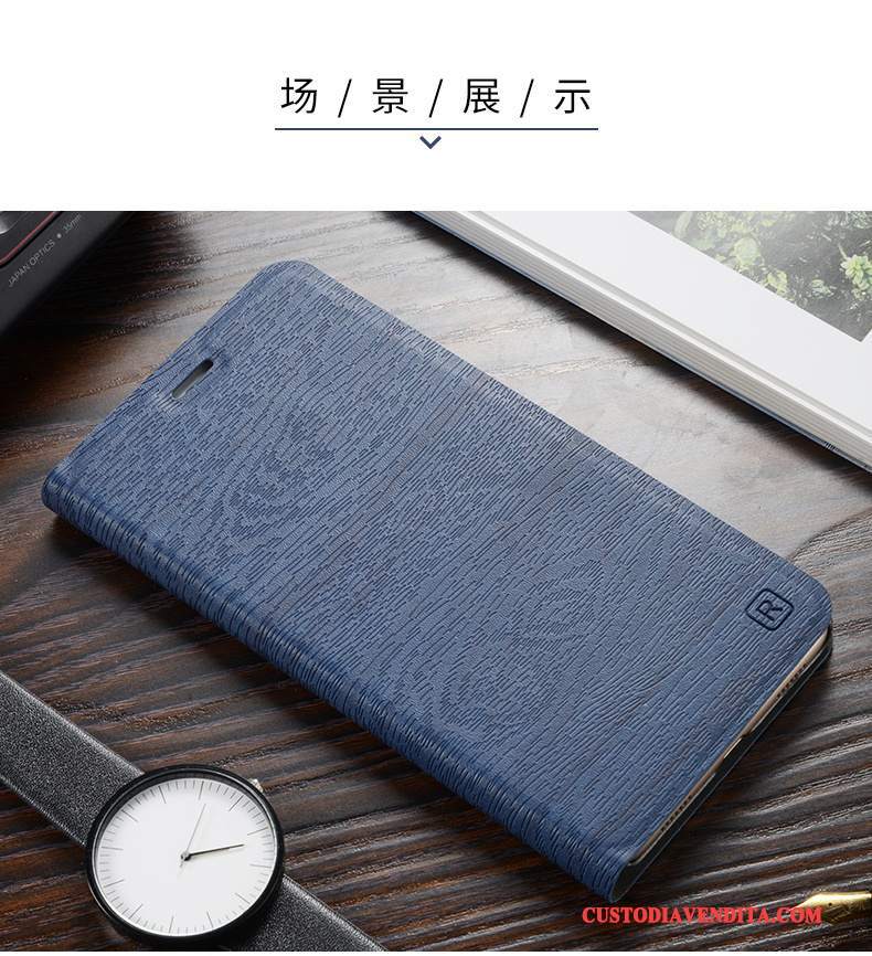 Custodia Huawei P Smart Pelle Rossotelefono, Cover Huawei P Smart Protezione
