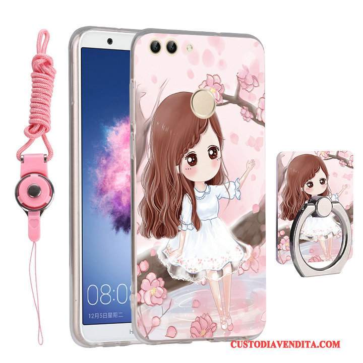 Custodia Huawei P Smart Silicone Tutto Incluso Morbido, Cover Huawei P Smart Protezione Telefono Giallo