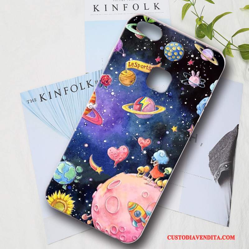 Custodia Huawei P10 Lite Cartone Animato Morbido Anti-caduta, Cover Huawei P10 Lite Colore Tendenza Rosa
