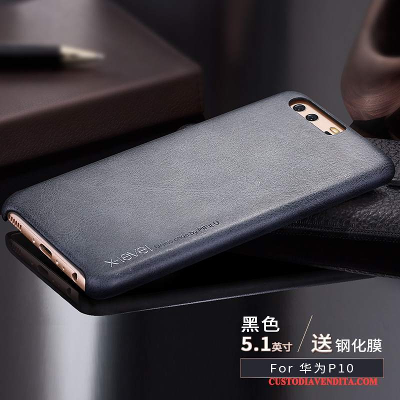 Custodia Huawei P10 Pelle Chiarotelefono, Cover Huawei P10 Protezione Tendenza Sottile
