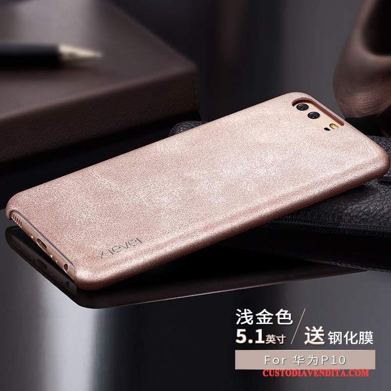 Custodia Huawei P10 Pelle Chiarotelefono, Cover Huawei P10 Protezione Tendenza Sottile