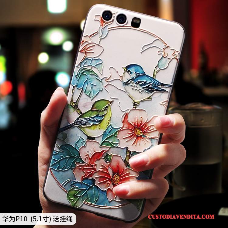 Custodia Huawei P10 Plus Colore Morbido Etnico, Cover Huawei P10 Plus Creativo Stile Cinesetelefono