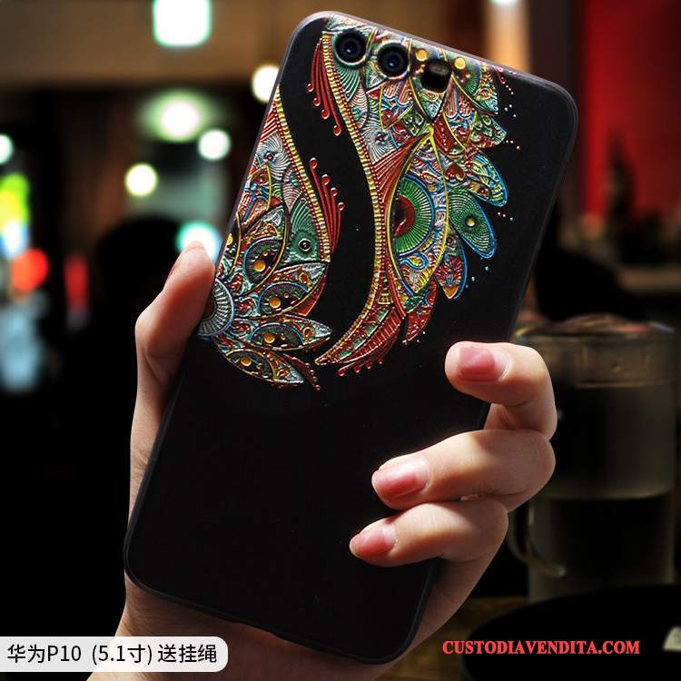 Custodia Huawei P10 Plus Colore Morbido Etnico, Cover Huawei P10 Plus Creativo Stile Cinesetelefono