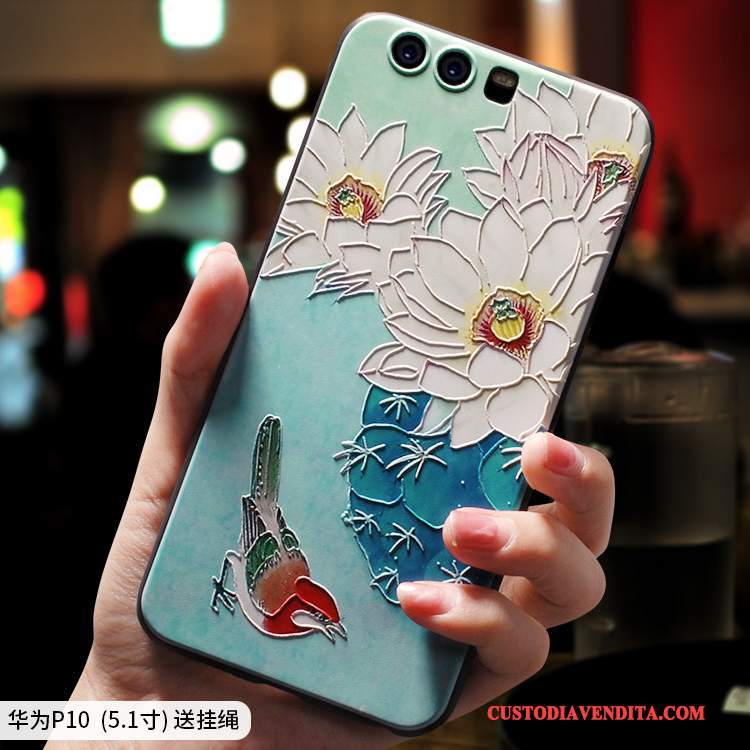 Custodia Huawei P10 Plus Colore Morbido Etnico, Cover Huawei P10 Plus Creativo Stile Cinesetelefono