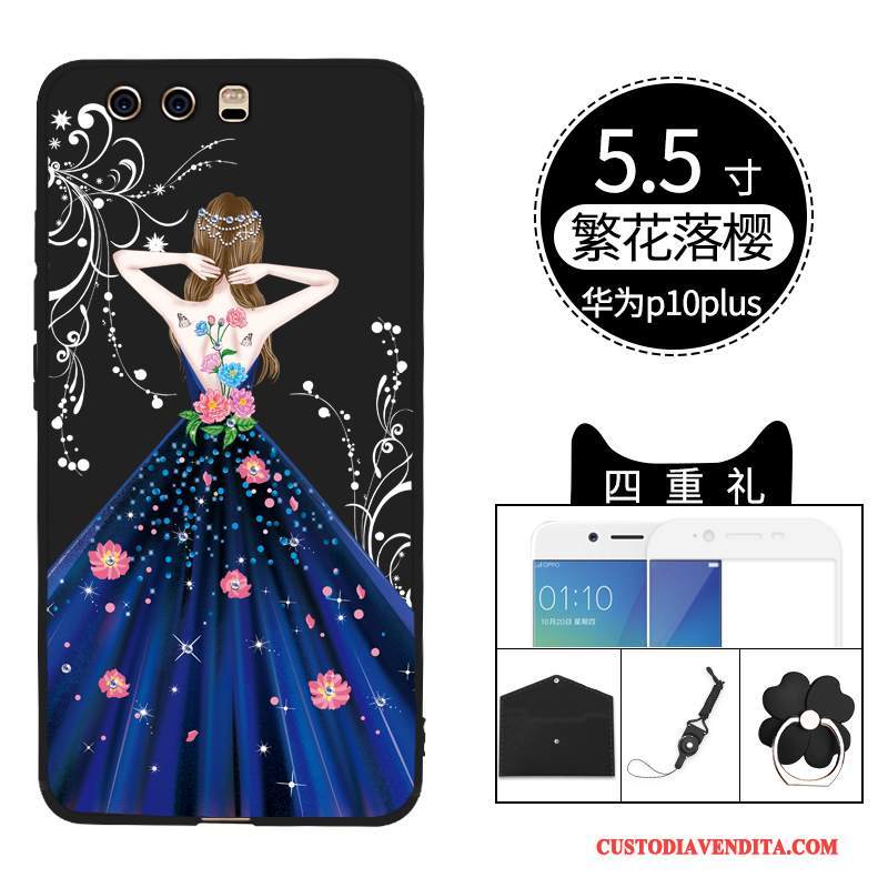 Custodia Huawei P10 Plus Creativo Di Personalitàtelefono, Cover Huawei P10 Plus Silicone Morbido Anti-caduta