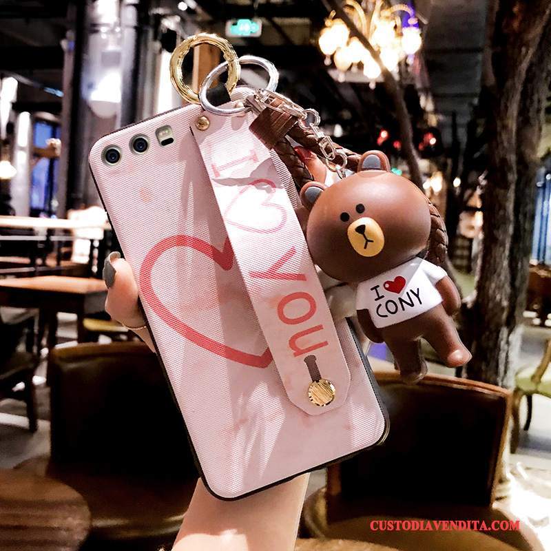 Custodia Huawei P10 Plus Creativo Telefono Bianco, Cover Huawei P10 Plus Silicone Di Personalità Amare