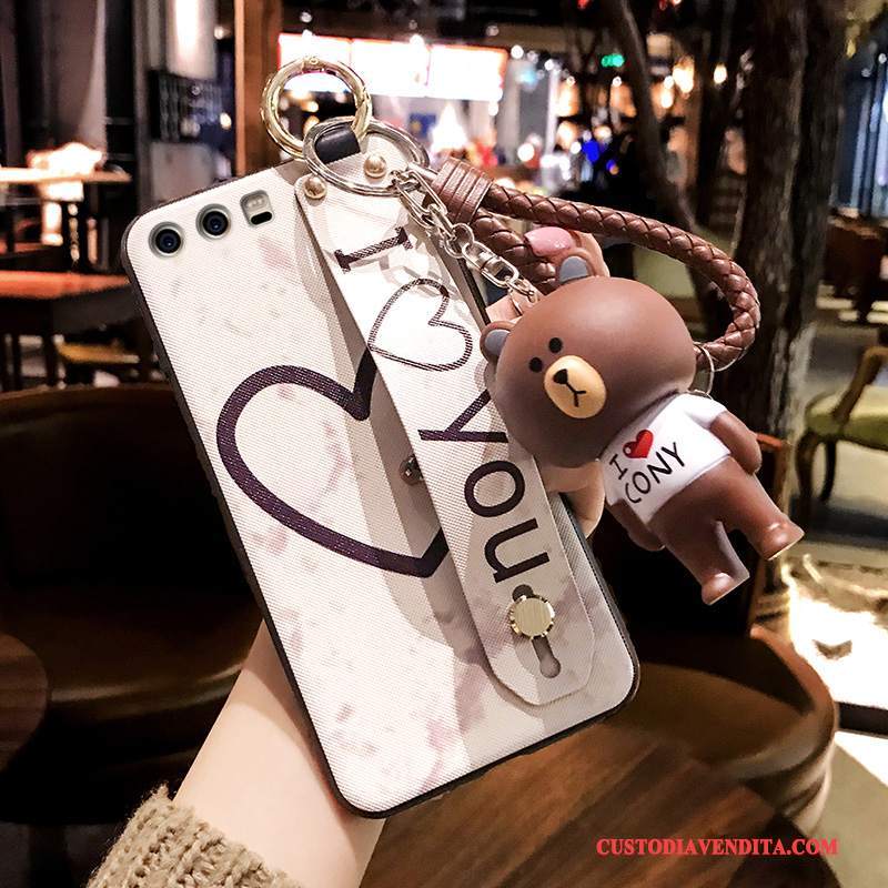 Custodia Huawei P10 Plus Creativo Telefono Bianco, Cover Huawei P10 Plus Silicone Di Personalità Amare