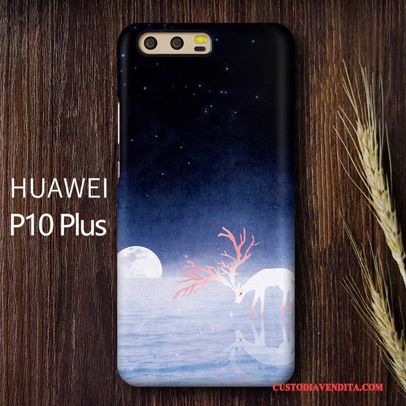 Custodia Huawei P10 Plus Difficile Arte, Cover Huawei P10 Plus Telefono Giallo