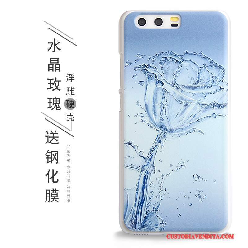 Custodia Huawei P10 Plus Goffratura Telefono Verde, Cover Huawei P10 Plus Protezione Chiaro Anti-caduta