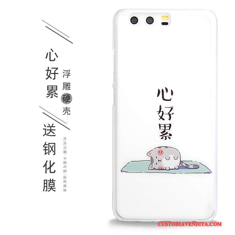 Custodia Huawei P10 Plus Goffratura Telefono Verde, Cover Huawei P10 Plus Protezione Chiaro Anti-caduta