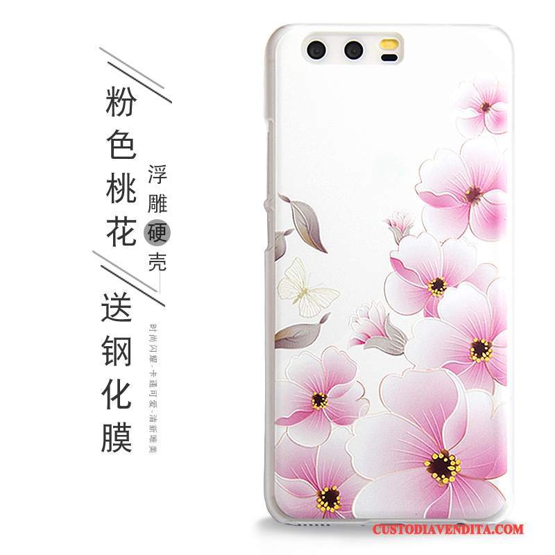 Custodia Huawei P10 Plus Goffratura Telefono Verde, Cover Huawei P10 Plus Protezione Chiaro Anti-caduta