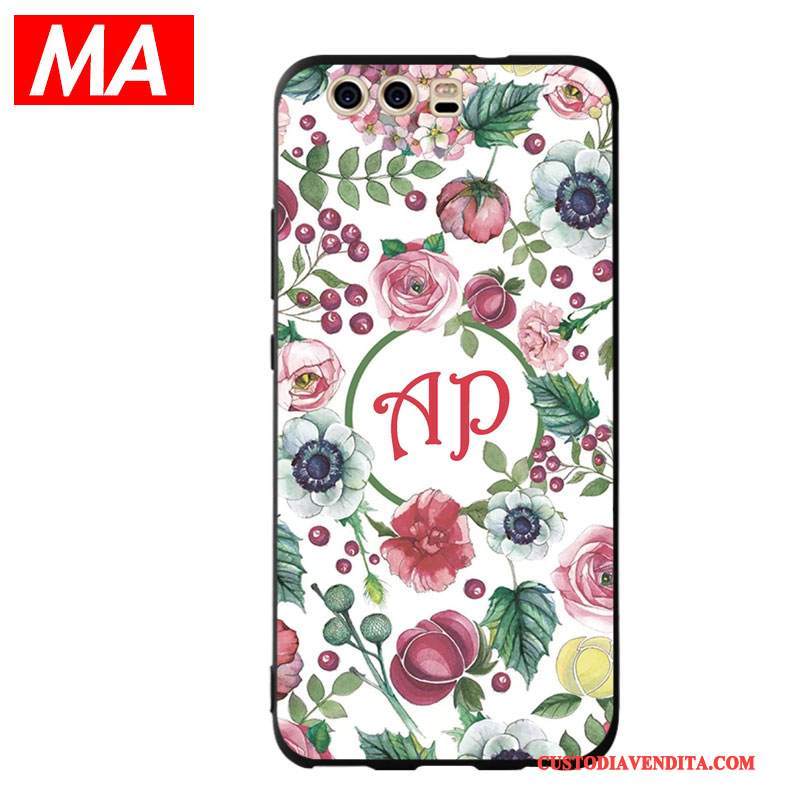 Custodia Huawei P10 Plus Moda Tendenza Morbido, Cover Huawei P10 Plus Creativo Di Personalità Fiori