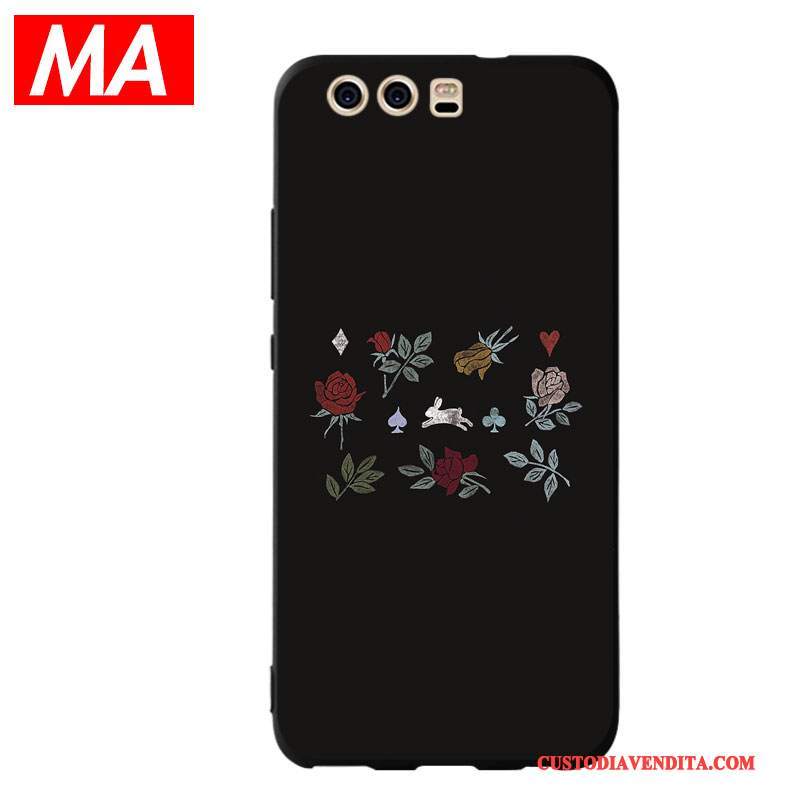 Custodia Huawei P10 Plus Moda Tendenza Morbido, Cover Huawei P10 Plus Creativo Di Personalità Fiori