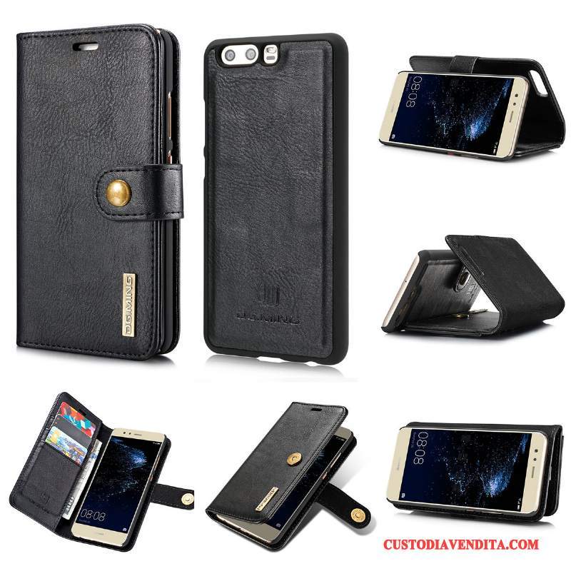 Custodia Huawei P10 Plus Pelle Telefono Borse, Cover Huawei P10 Plus Protezione Mucca Lusso