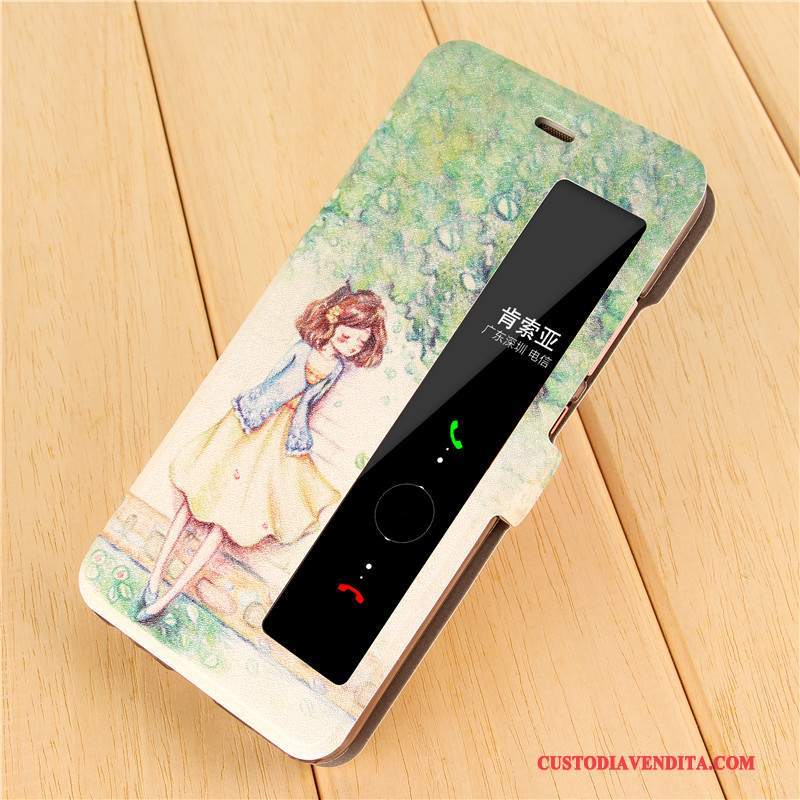 Custodia Huawei P10 Plus Protezione Rosatelefono, Cover Huawei P10 Plus Pelle Super Carino Anti-caduta