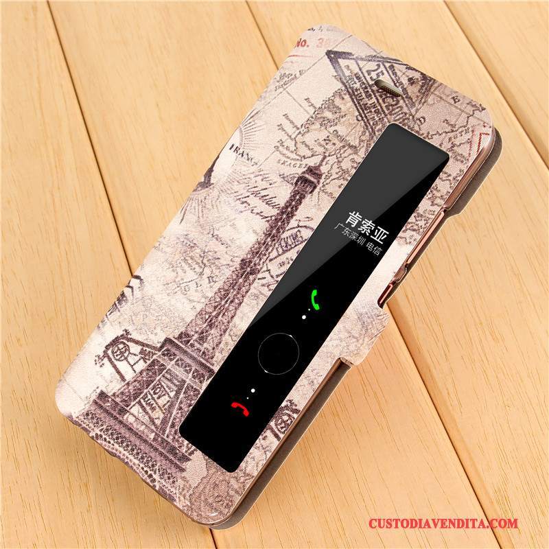 Custodia Huawei P10 Plus Protezione Rosatelefono, Cover Huawei P10 Plus Pelle Super Carino Anti-caduta