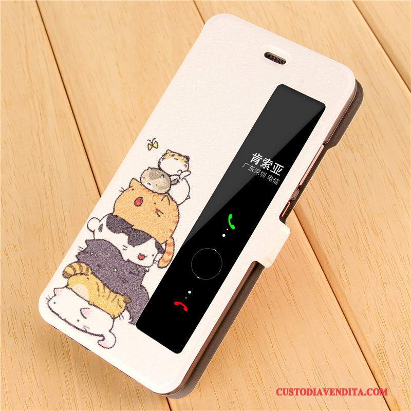 Custodia Huawei P10 Plus Protezione Rosatelefono, Cover Huawei P10 Plus Pelle Super Carino Anti-caduta