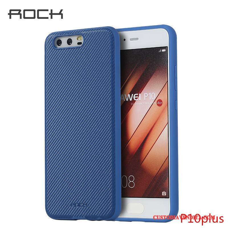 Custodia Huawei P10 Plus Silicone Telefono Sottile, Cover Huawei P10 Plus Protezione Anti-caduta Fibra
