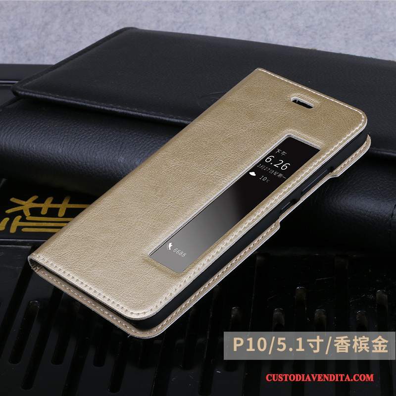 Custodia Huawei P10 Protezione Qualità Affari, Cover Huawei P10 Pelle Telefono Super