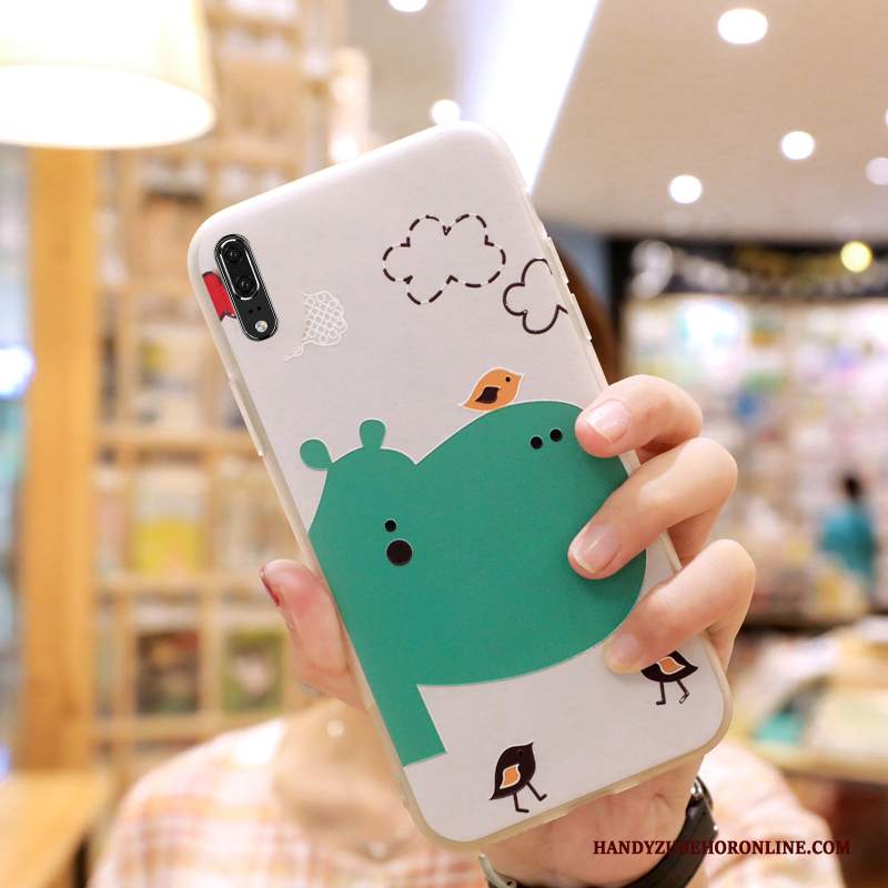 Custodia Huawei P20 Creativo Blu Di Personalità, Cover Huawei P20 Silicone Tendenza Amanti