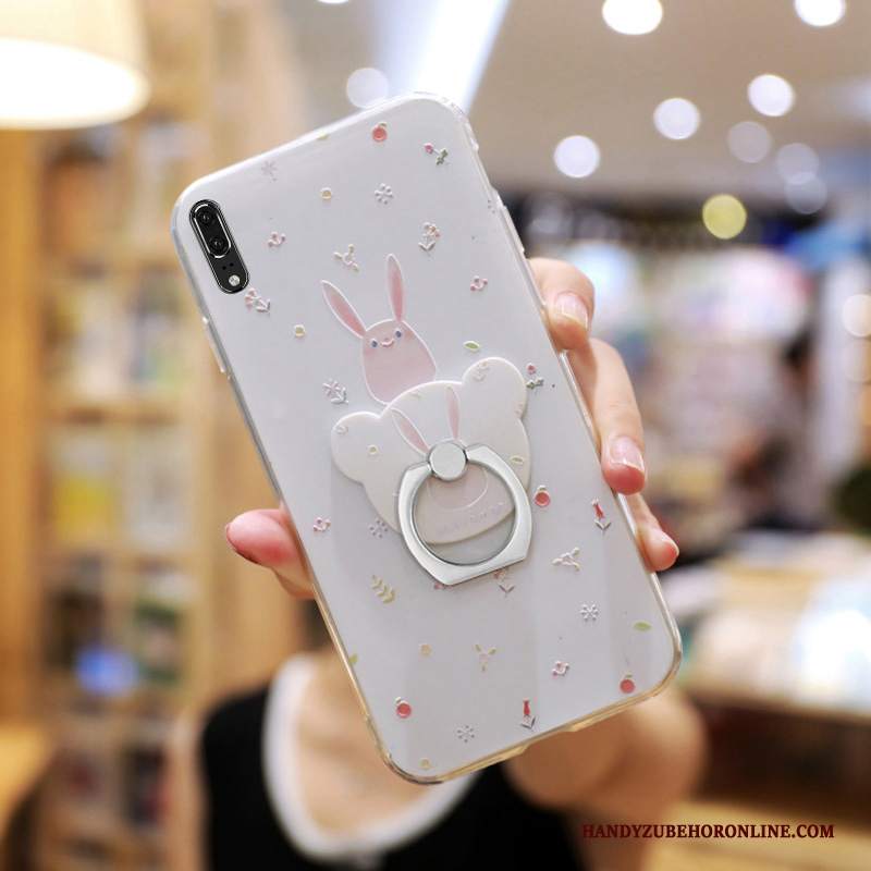 Custodia Huawei P20 Creativo Blu Di Personalità, Cover Huawei P20 Silicone Tendenza Amanti