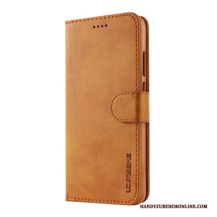 Custodia Huawei P20 Pelle Grigiotelefono, Cover Huawei P20 Portafoglio Anti-caduta Carta