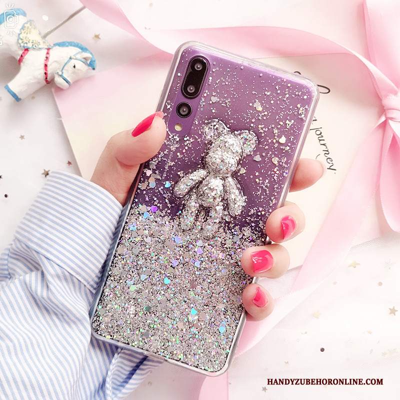 Custodia Huawei P20 Pro Creativo Tutto Incluso Tendenza, Cover Huawei P20 Pro Silicone Orsotelefono