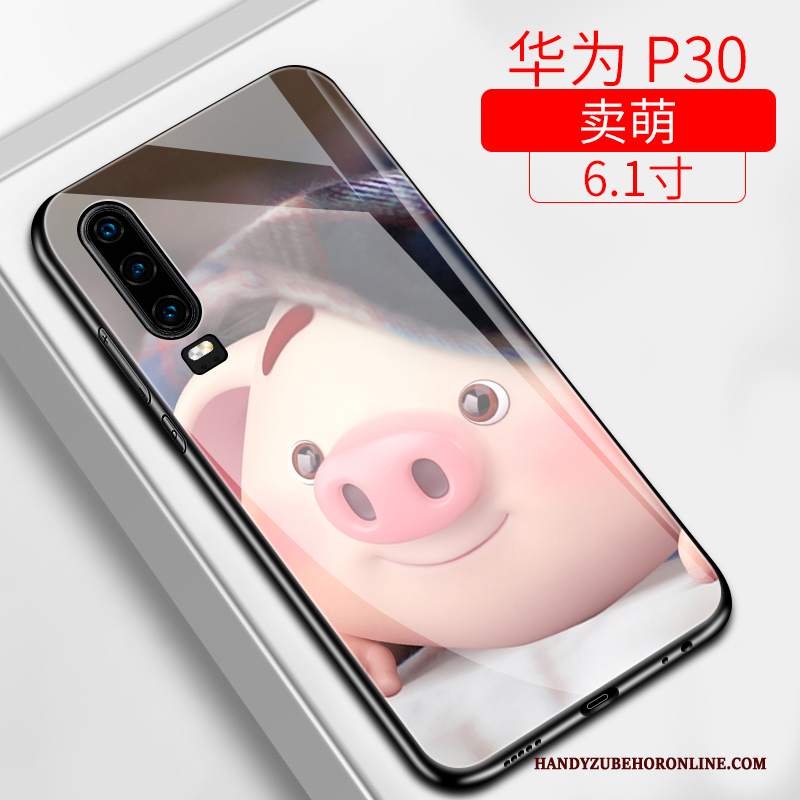 Custodia Huawei P30 Creativo Difficile Di Personalità, Cover Huawei P30 Silicone Anti-caduta Tutto Incluso