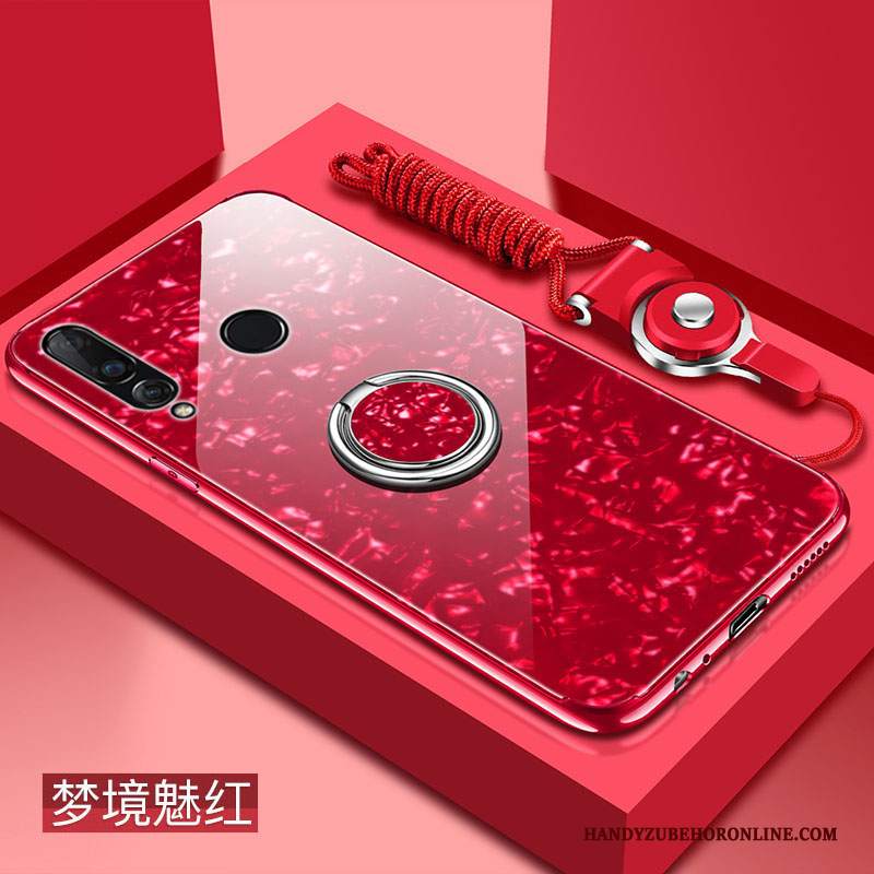 Custodia Huawei P30 Lite Silicone Conchiglia Rosa, Cover Huawei P30 Lite Protezione Morbido Anti-caduta