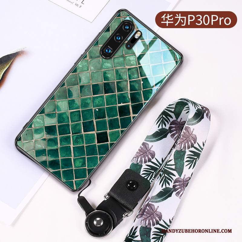 Custodia Huawei P30 Pro Cartone Animato Anti-caduta Net Red, Cover Huawei P30 Pro Creativo Semplici Rosa