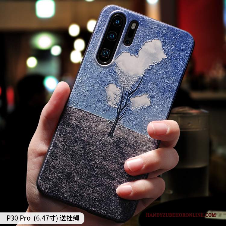 Custodia Huawei P30 Pro Protezione Nuovo Sottile, Cover Huawei P30 Pro Creativo Morbido Anti-caduta