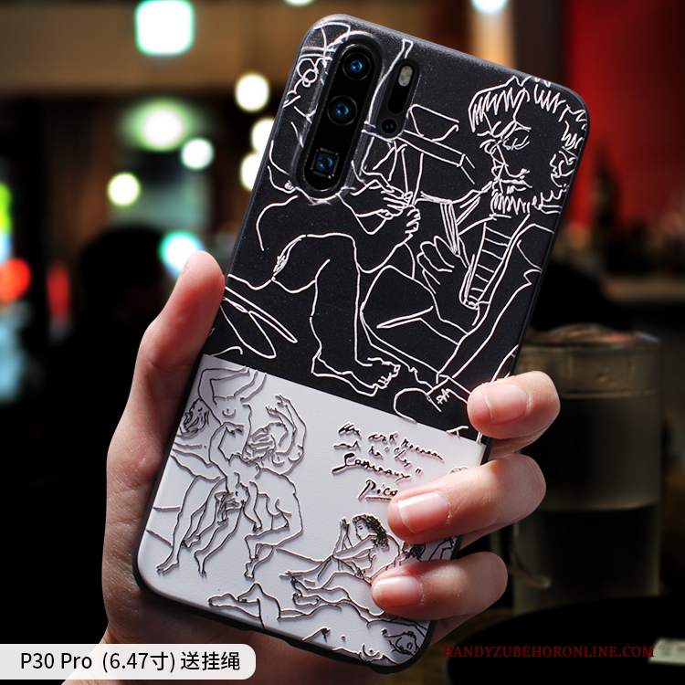 Custodia Huawei P30 Pro Protezione Nuovo Sottile, Cover Huawei P30 Pro Creativo Morbido Anti-caduta