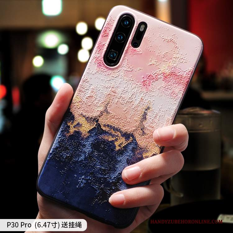 Custodia Huawei P30 Pro Protezione Nuovo Sottile, Cover Huawei P30 Pro Creativo Morbido Anti-caduta
