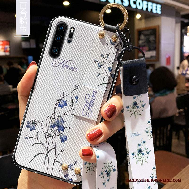 Custodia Huawei P30 Pro Silicone Telefono Ornamenti Appesi, Cover Huawei P30 Pro Protezione Tendenza Morbido
