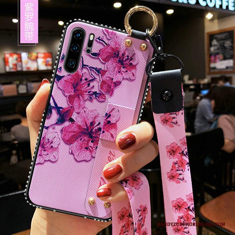 Custodia Huawei P30 Pro Silicone Telefono Ornamenti Appesi, Cover Huawei P30 Pro Protezione Tendenza Morbido