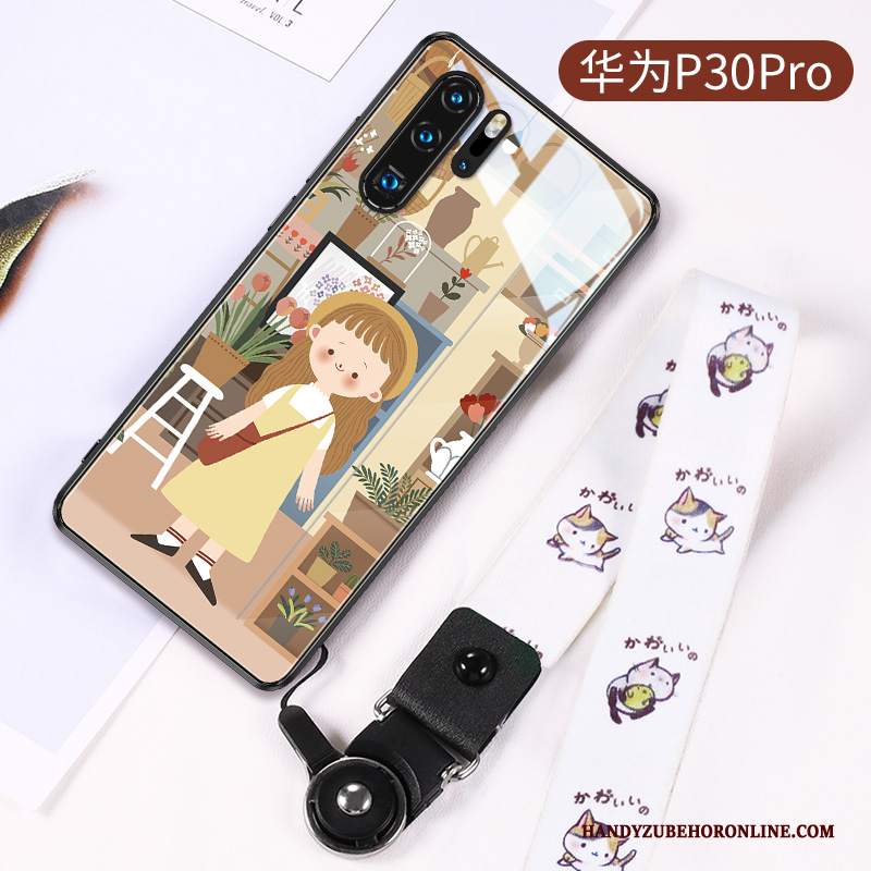 Custodia Huawei P30 Pro Silicone Vetro Net Red, Cover Huawei P30 Pro Protezione Telefono Verde