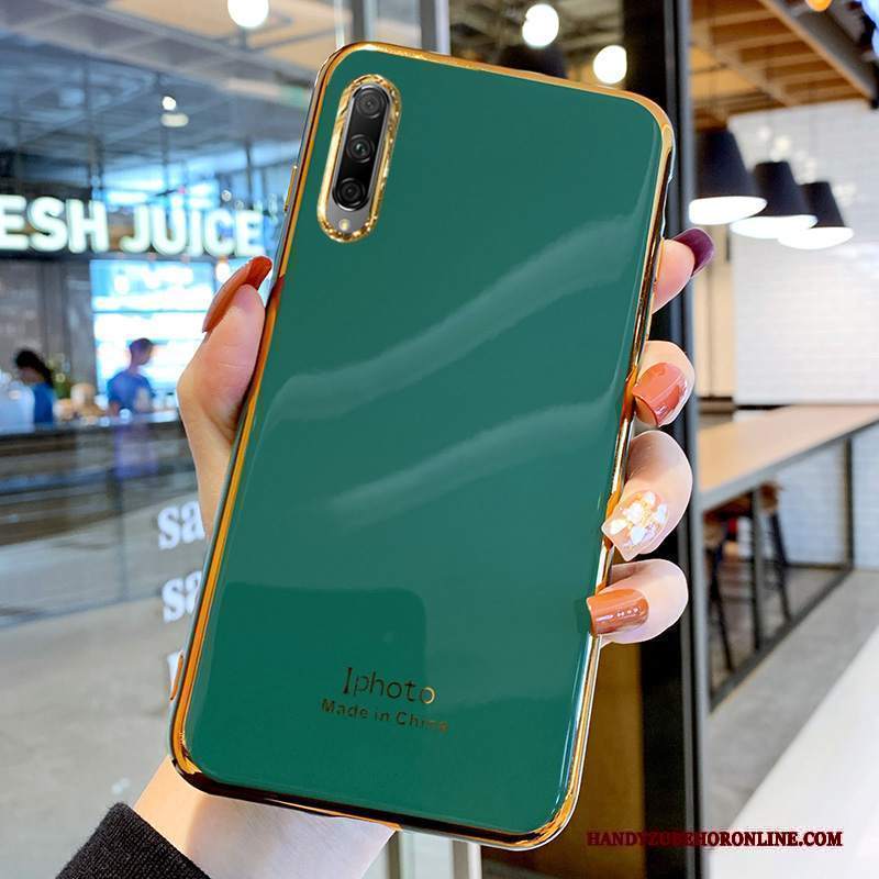 Custodia Huawei P40 Lite E Silicone Verde Marchio Di Tendenza, Cover Huawei P40 Lite E Protezione Nuovo Di Personalità