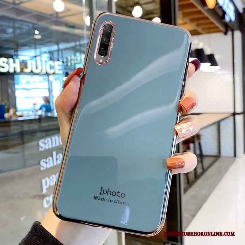 Custodia Huawei P40 Lite E Silicone Verde Marchio Di Tendenza, Cover Huawei P40 Lite E Protezione Nuovo Di Personalità