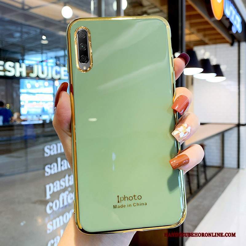 Custodia Huawei P40 Lite E Silicone Verde Marchio Di Tendenza, Cover Huawei P40 Lite E Protezione Nuovo Di Personalità