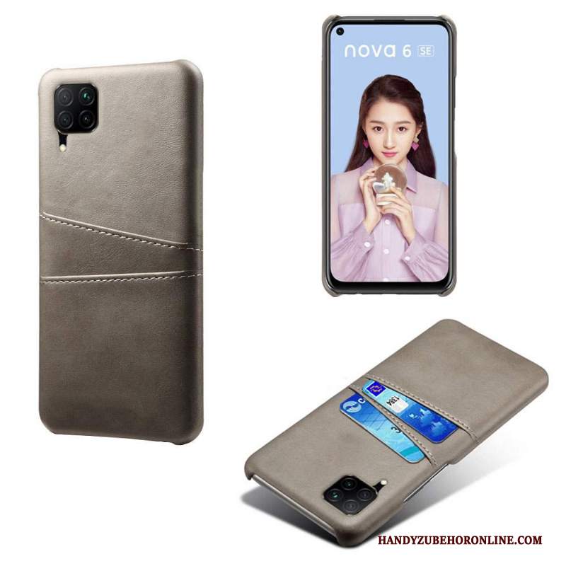 Custodia Huawei P40 Lite Pelle Telefono Carta, Cover Huawei P40 Lite Creativo Sottile Difficile