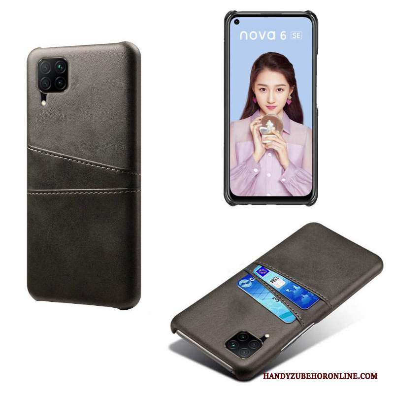 Custodia Huawei P40 Lite Pelle Telefono Carta, Cover Huawei P40 Lite Creativo Sottile Difficile