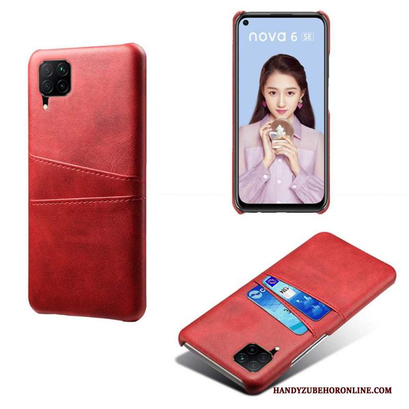 Custodia Huawei P40 Lite Pelle Telefono Carta, Cover Huawei P40 Lite Creativo Sottile Difficile